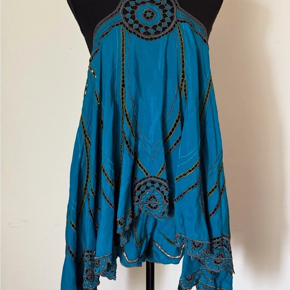 Rare Free People Lovers Beach Set in Blue - Picture 2 of 5